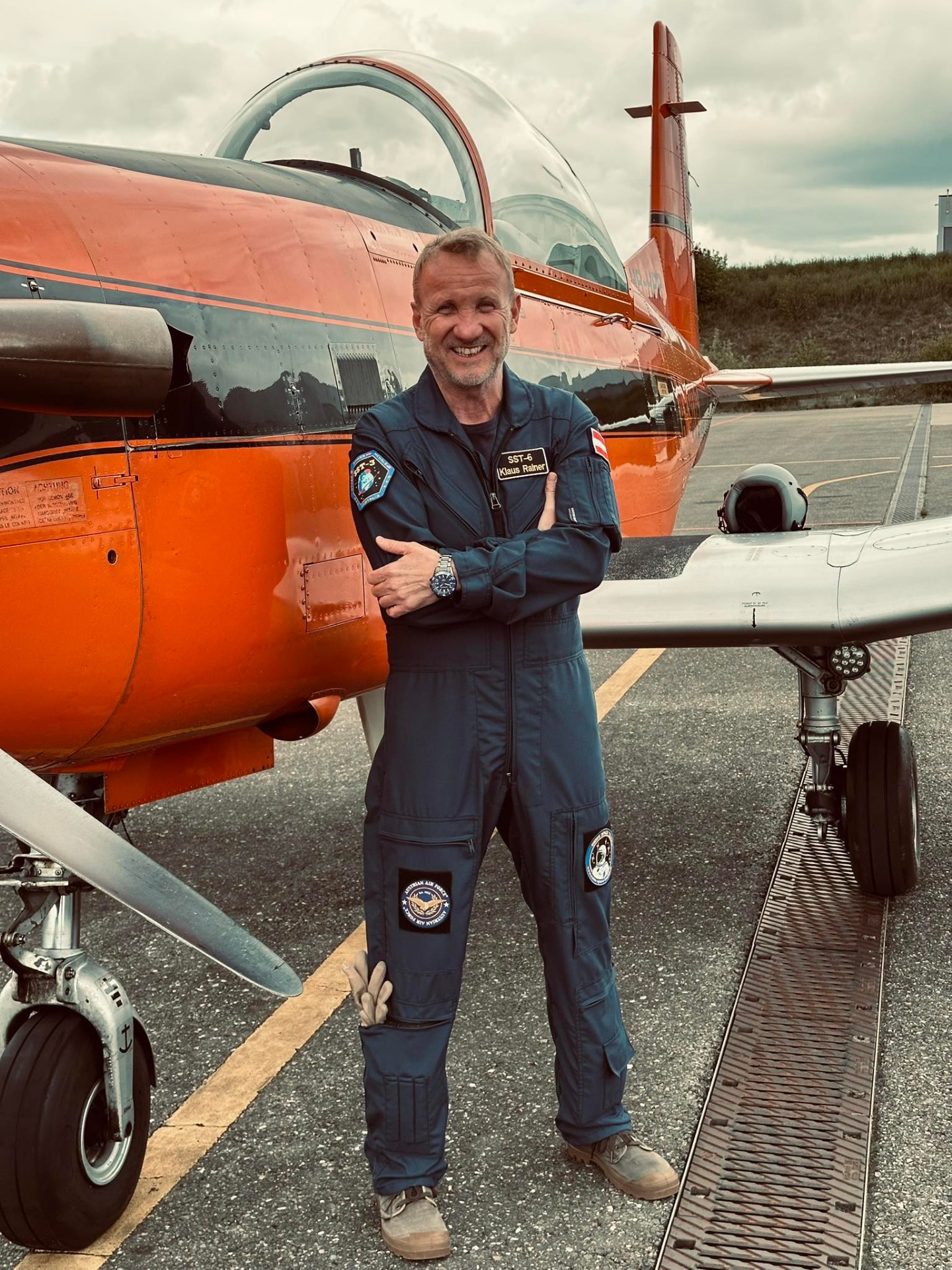 Push the Photo to get the Video about PC7 Aerobatic Training in Swiss/Lausanne 2025 with Boris Otter