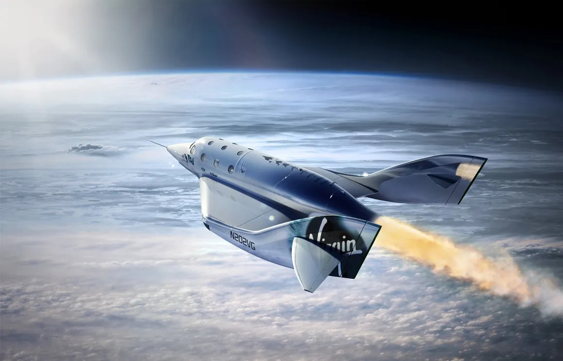 Push the photo to get the Video about the first Space flight with Virgin Galactic