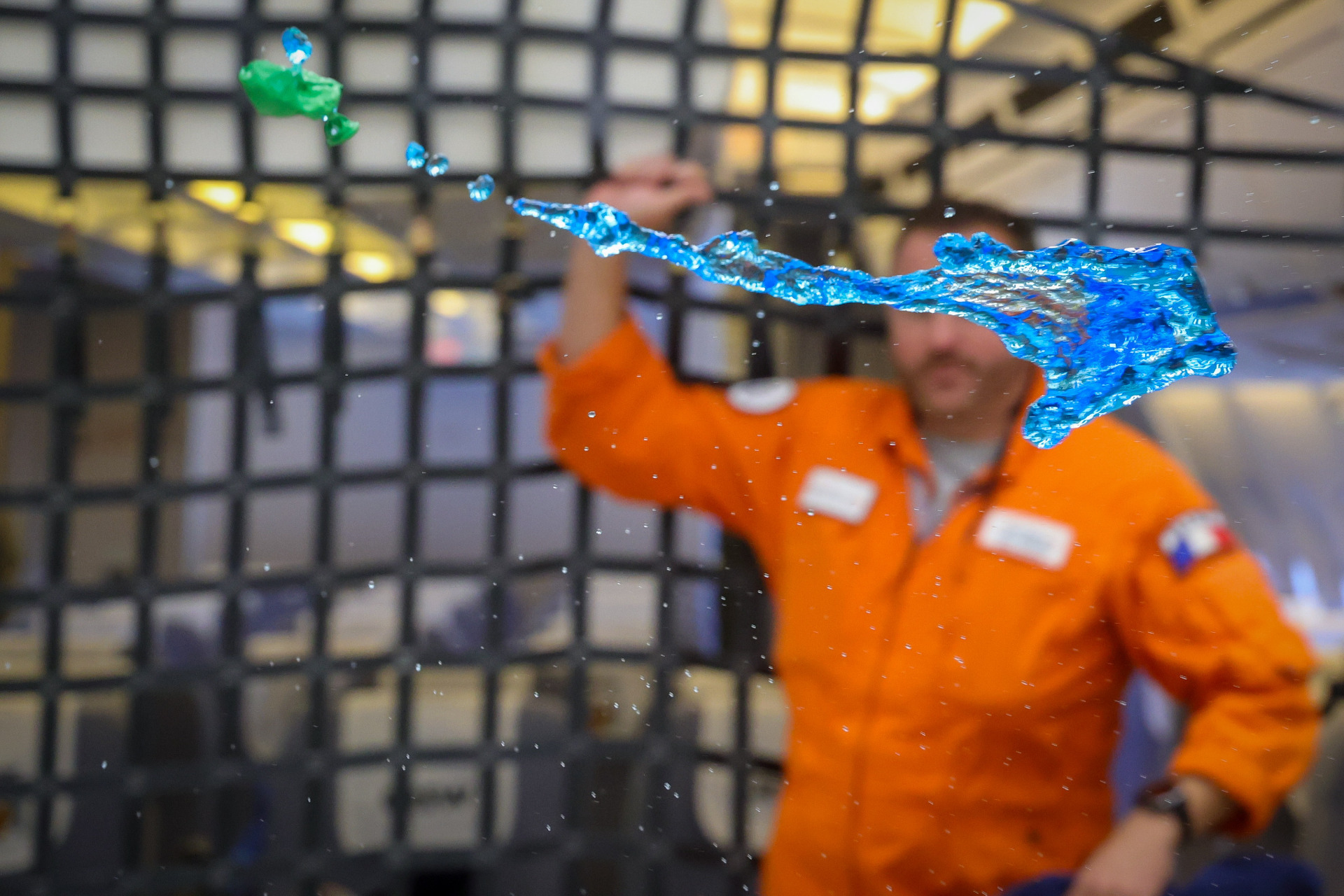 Water in Zero Gravity Conditions