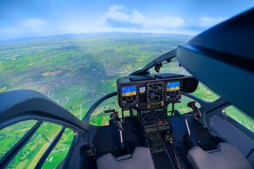 Push the Photo to get the Video H135 Simulator Linz ÖAMTC Rescue Service in Cooperation with RotorSky