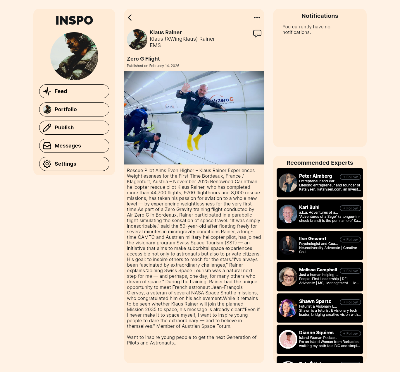 Push the Photo to get more Information about INSPO