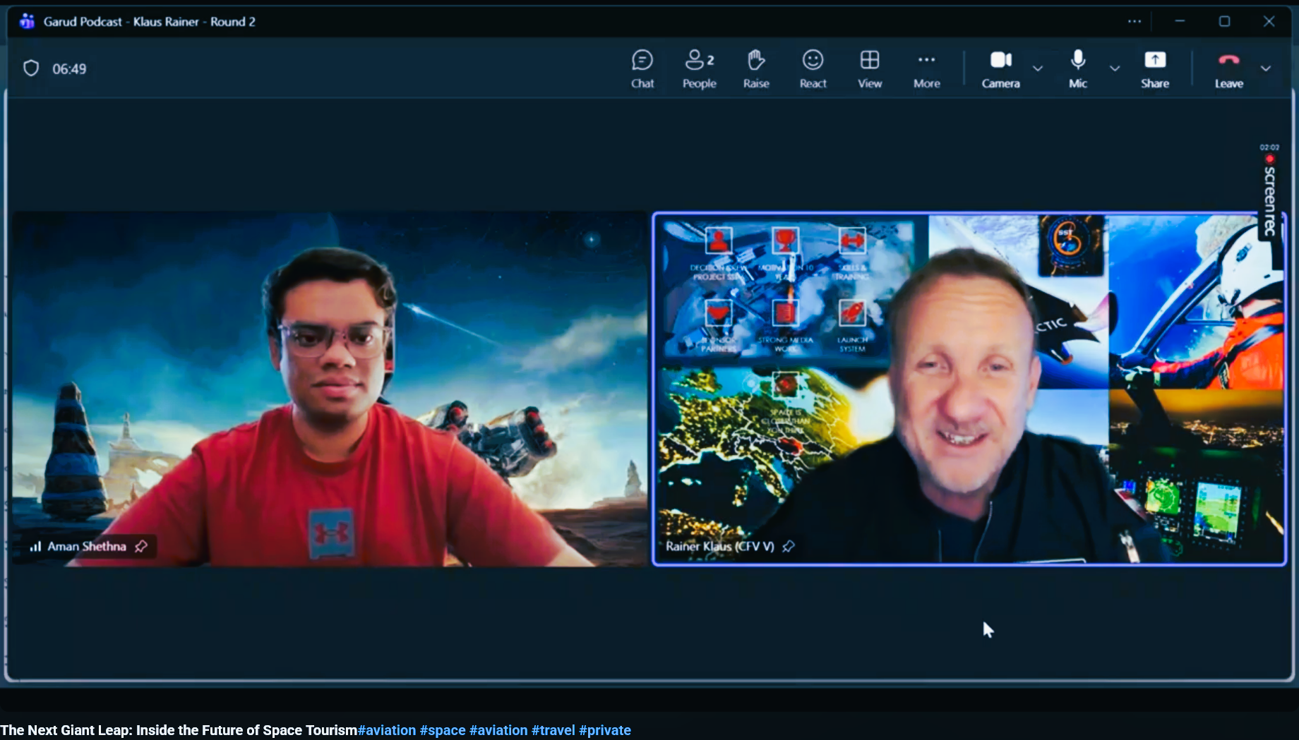 Push the Photo to get the Video Podcast via Youtube
